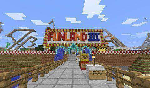 Funland Theme Park Version 3 Map For Minecraft Pe 0 12 1