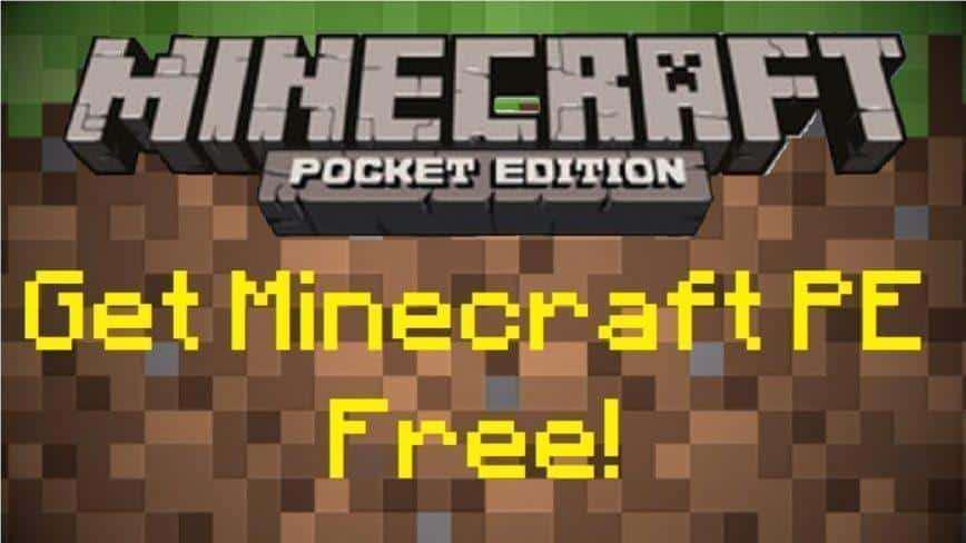 minecraft pocket edition free apk