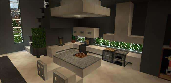 Modern Super Mansion Creation Map For Minecraft Pe 1 2 0 7