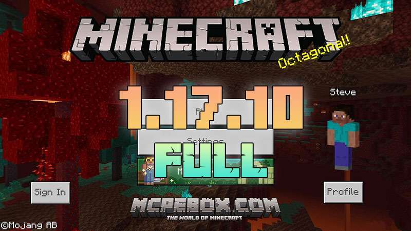Minecraft PE 1 17 10 Apk Download FULL