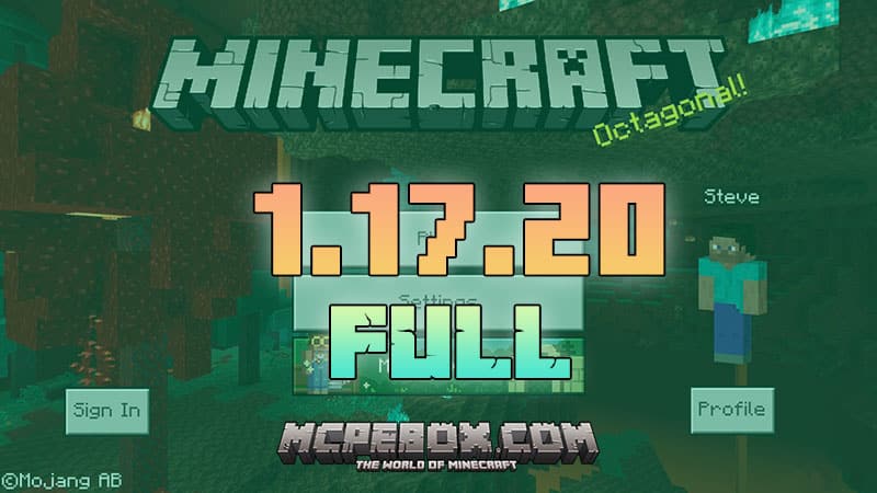 Download Minecraft PE 1.17.20 APK FULL for Android 2021 Mediafire