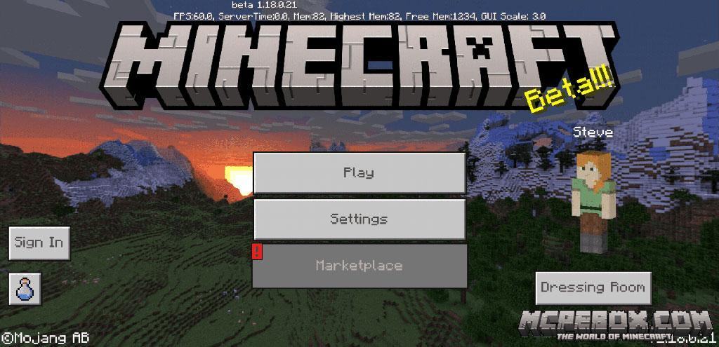 Download minecraft 1.18 0.20 beta