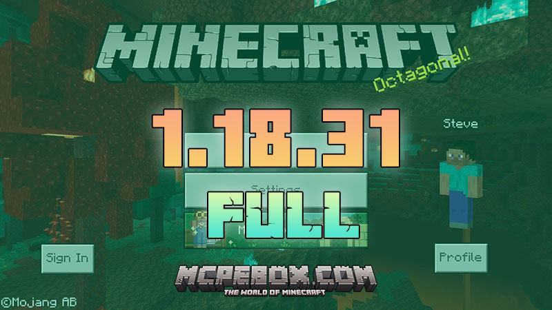 Download Minecraft 1.18.10.27 Caves and Cliffs apk free: Full Version
