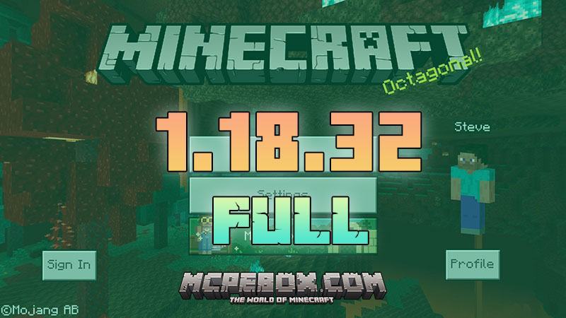 Download Minecraft 1.18.32 APK latest v1.18.32 for Android