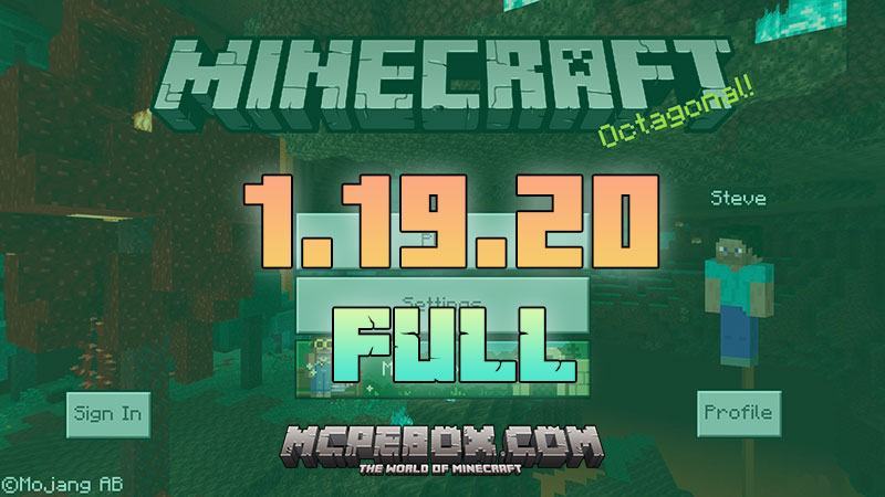 Minecraft pe 1.19.20 apk download